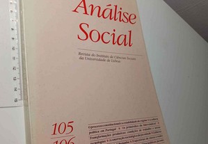 Análise Social (N.º 105/106 - Terceira Série - Volume XXV - 1990 - 1.º/2.º)