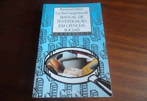 "Manual de Investigação em Ciências Sociais" de Raymond Quivy e Luc Van Campenhoudt - 2ª Edição de 1998
