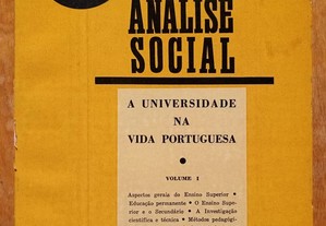 Análise Social nº 20-21 - A Universidade na Vida Portuguesa (vol.I)