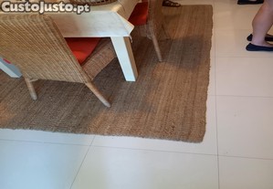 tapete em fibra natural sisal