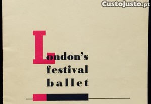 Programa "Coliseu" London´s Festival Ballet - 1962