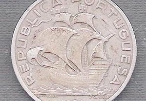 Moeda 10$00 Escudos 1934 Prata