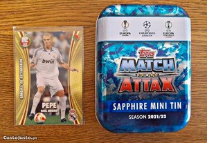 Card Pepe Real Madrid Mega Craques Panini 2008