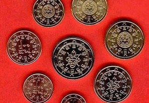 ES= Série moedas 2002 Portugal S/ circular