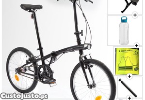 Bicicleta Dobr�vel Com Acess�rios