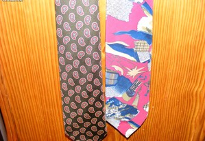 2 gravatas novas em seda