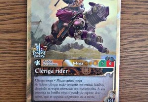 Card Clériga Rider Ouro Fantasy Riders Panini Segunda Colecção 2019