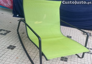Espreguiadeira de baloio para exterior