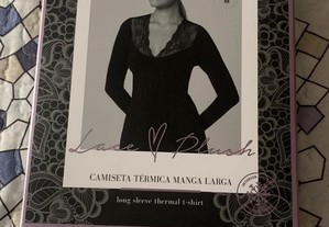 Ysabel Mora Camisola térmica de manga comprida com bordado - YSM-70014