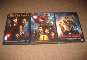 Colecção Completa em DVD "Homem de Ferro" com Robert Downey Jr.