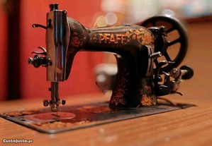 PFAFF- Máquina de costura Vintage elétrica e manual
