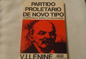 Livro Partido proletário de novo tipo V,I,Lénine