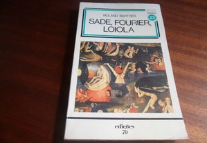 "Sade, Fourier, Loyola" de Roland Barthes - 1ª Edição de 1979