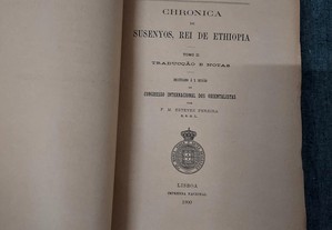 Crónica De Susenyos,Rei De Etiópia-Tomo II-1900