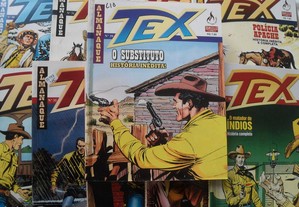 Almanaque TEX 30 31 32 33 34 35 36 37 38 e 39 lote Mythos Bonelli Comics BD banda desenhada Western