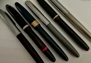 6 lindas canetas marcas diversas