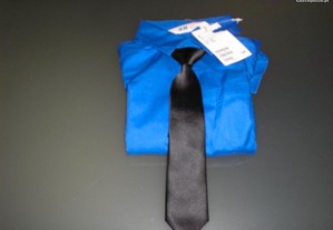Camisa menino com gravata