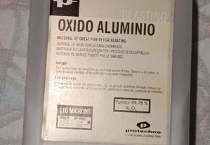 Oxido de alumínio 110 micras para jato de areia 4.5kg