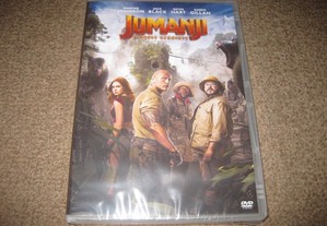 DVD "Jumanji: O Nível Seguinte" com Dwayne Johnson/Selado!