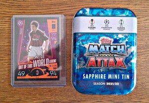 Card Kaka AC Milan 2022/2023 Topps Match Attax Extra Out of This World Legend