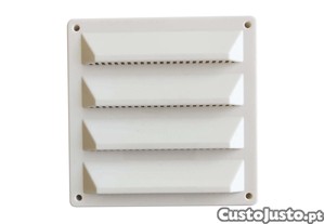 Grelha ventilao plstico ABS para aparafusar