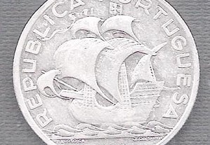 Moeda 10$00 Escudos 1932 Prata
