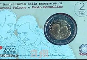 ITALIA - 2 Euros 30 Anos da Morte de Falcone e Borsellino 2022 - AM