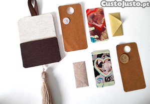Etiqueta marcador para junk journal scrapbooking