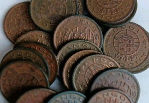 20 moedas de 50 centavos Angola