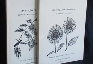 Livros Vegetação de Portugal Plantas Espontâneas e Subespontâneas e Cultivadas