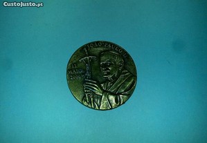 joão paulo II - beatificação pastorinhos (medalha)