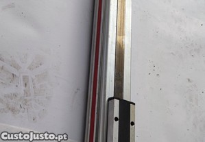 Cilindro / atuador linear 1 m com guia linear e patim