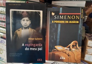 Obras de Simenon e Hiner Saleem