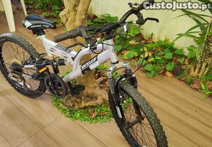 Bicicleta de Montanha Dunlop Sport DS20 (Dupla Suspensão) Excelente Estado