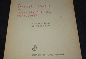 Livro A Expressão Romana na Literatura Jurídica
