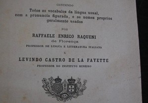 Novo Dicionário Italiano Português. Raffaele Enr
