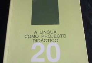 Livro A Língua como projecto didáctico