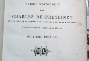 Livro Antigo Sec. XIX Charles de Freycinet