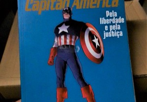 Livro BD Capitão América Pela Liberdade e pela Justiça EM PORTUGUÊS Banda Desenhada