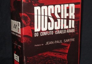 Livro Dossier do Conflito Israelo-Árabe Prefácio de Jean-Paul Sartre