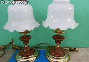 Candeeiros de mesa vintage