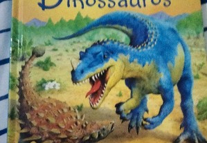 Livro " espreita o mundo dos dinossauros"
