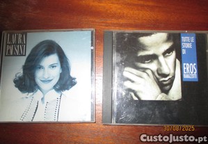 2 cd's - Eros Ramazzotti e Laura Pausini