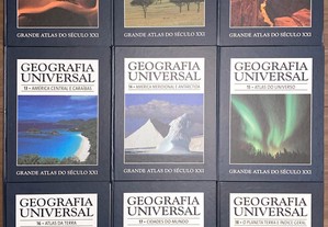 Colecção Geografia Universal - Grande Atlas do Seculo XXI (18 volumes)