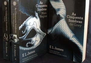 Livros Cinquenta Sombras E. L. James Trilogia Completa