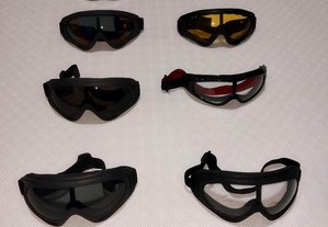 Óculos /goggles de capacete à prova de poeira