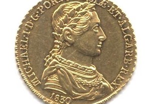 Espadim - Moeda de 3.750 Reis de 1830 - D. Miguel I
