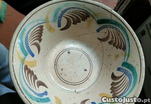 Bacia Faiança antiga Ratinho - decoração