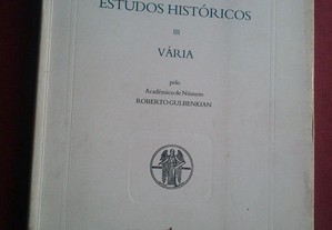 Roberto Gulbenkian-Estudos Históricos-III-Vária-1995