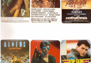 Coleção completa de 12 calendários sobre Cinema 1988